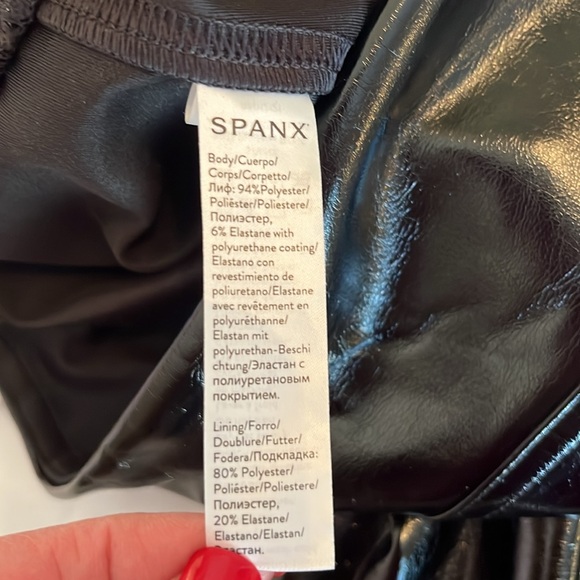 Spanx Patent Faux Leather Leggings - Picture 7 of 8